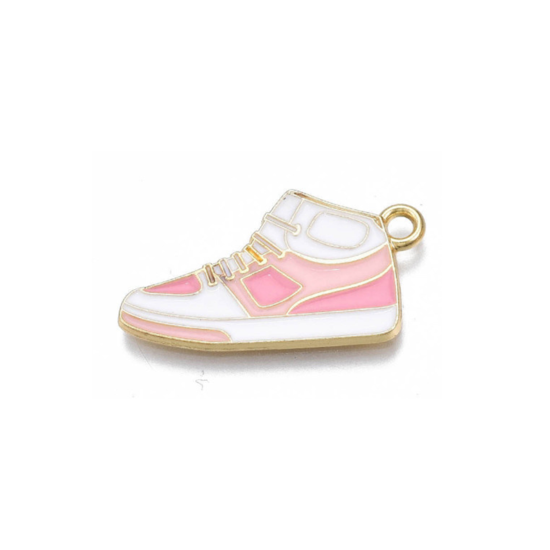 Gold Alloy Sneaker Charm