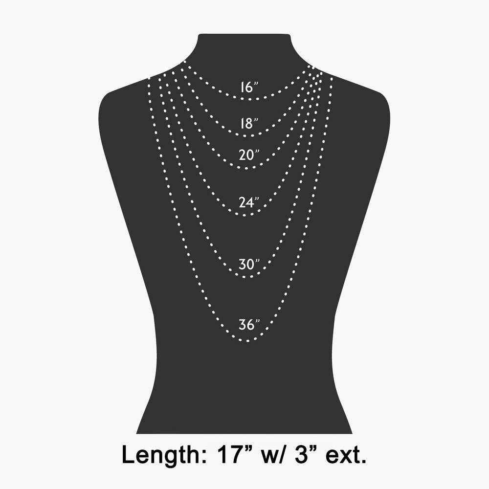Irregular Marble Resin Beaded Necklace