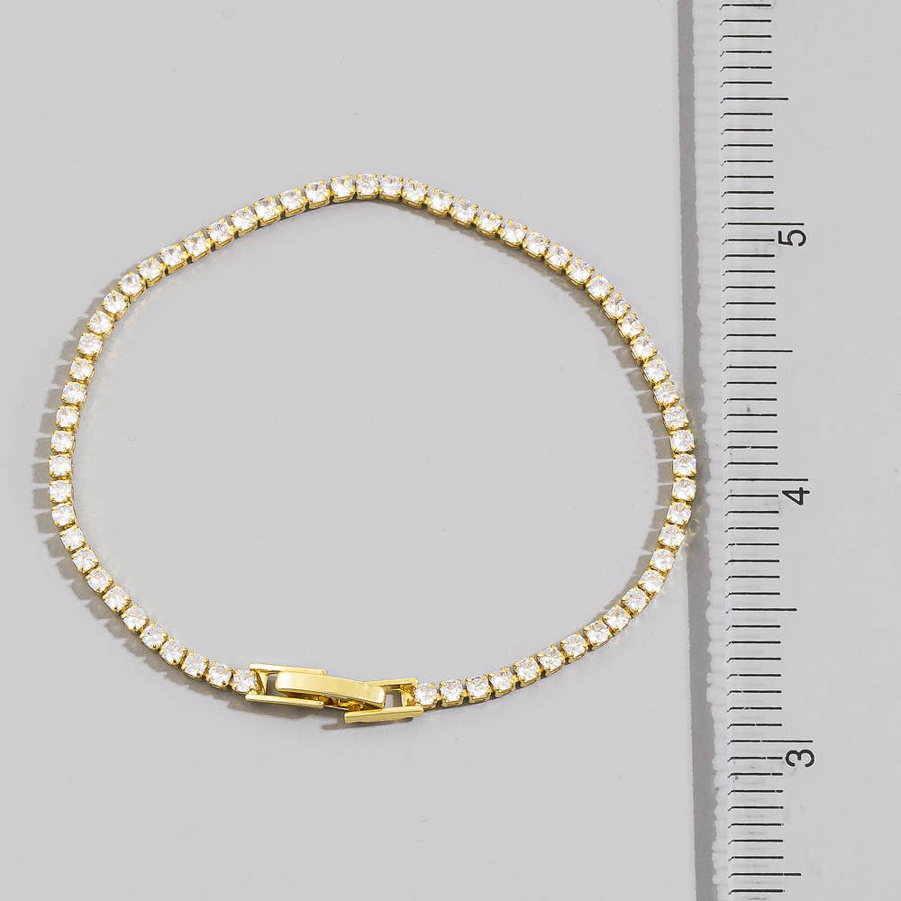 Classic Cz Tennis Bracelet