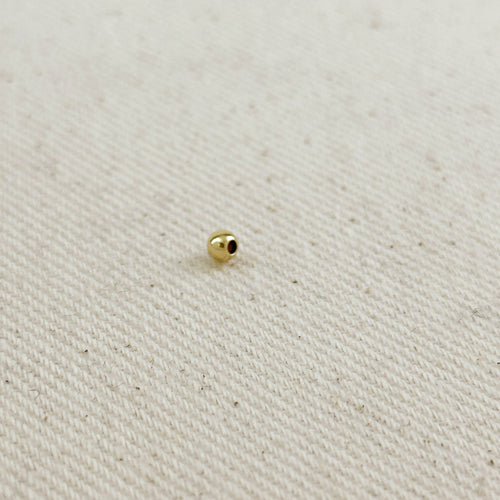 14k Gold Filled 3.0mm Seamless Bead For Jewelry Making.