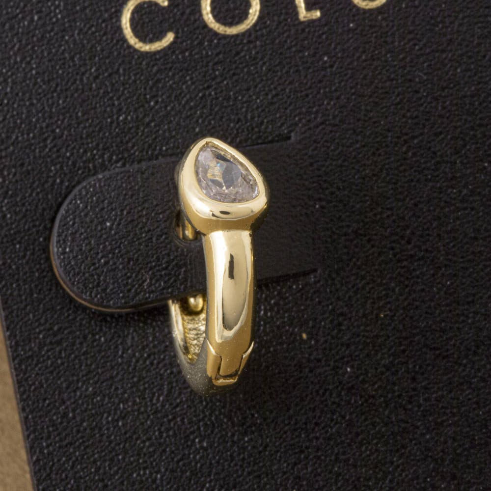 Gold Dipped Mini Huggie Hoop Earring Duo