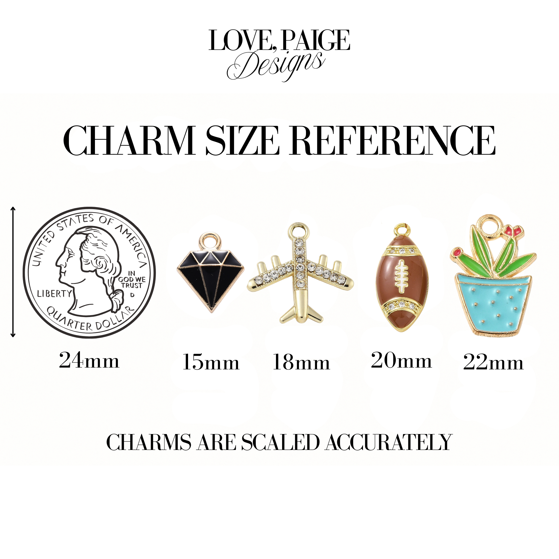 18k Gold Plated Brass Paw Print Charm