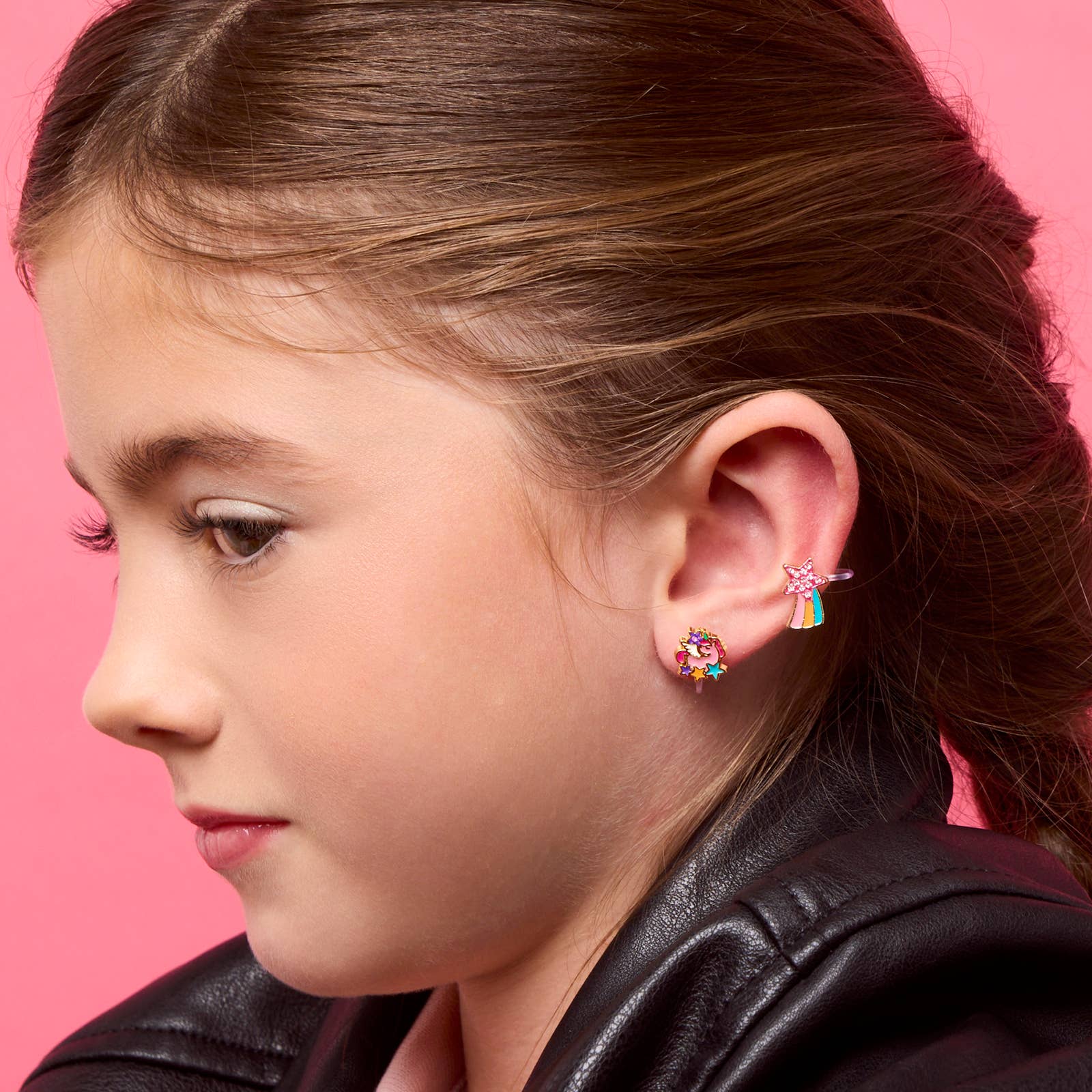 Clip On Earrings | Crystal Shooting Star