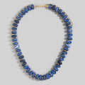 Marble Resin Disc Beaded Necklace