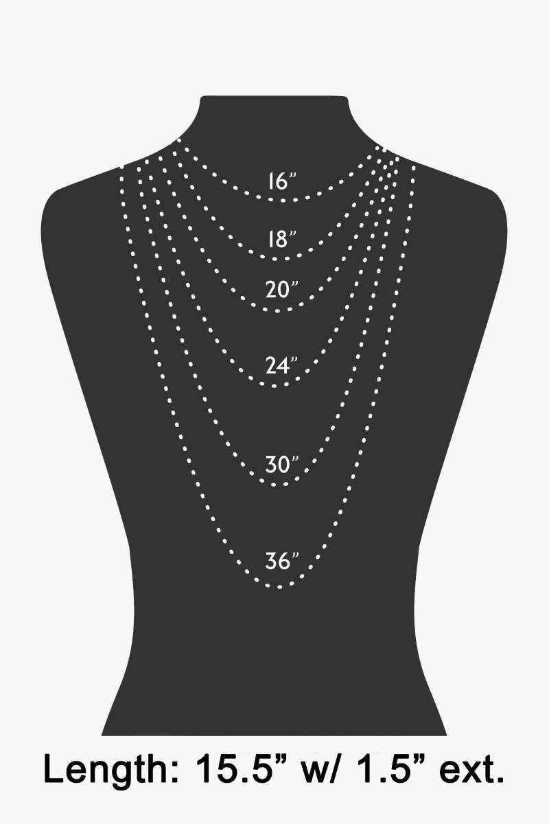Stone And Glass Beaded Necklace