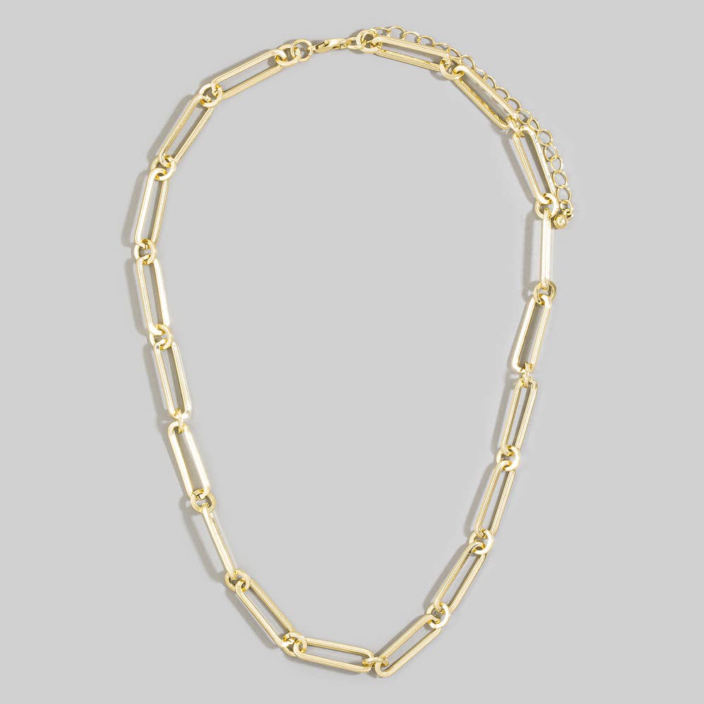 Chunky Paperclip Link Chain Necklace