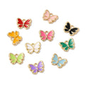 Gold Alloy Assorted Butterfly Charm