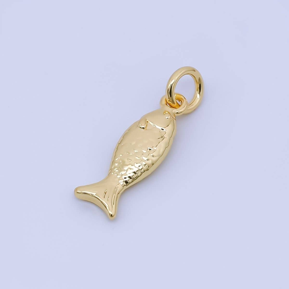 24K Gold Filled Mini Fish Animal Ocean Multidimensional Charm | AJ-464