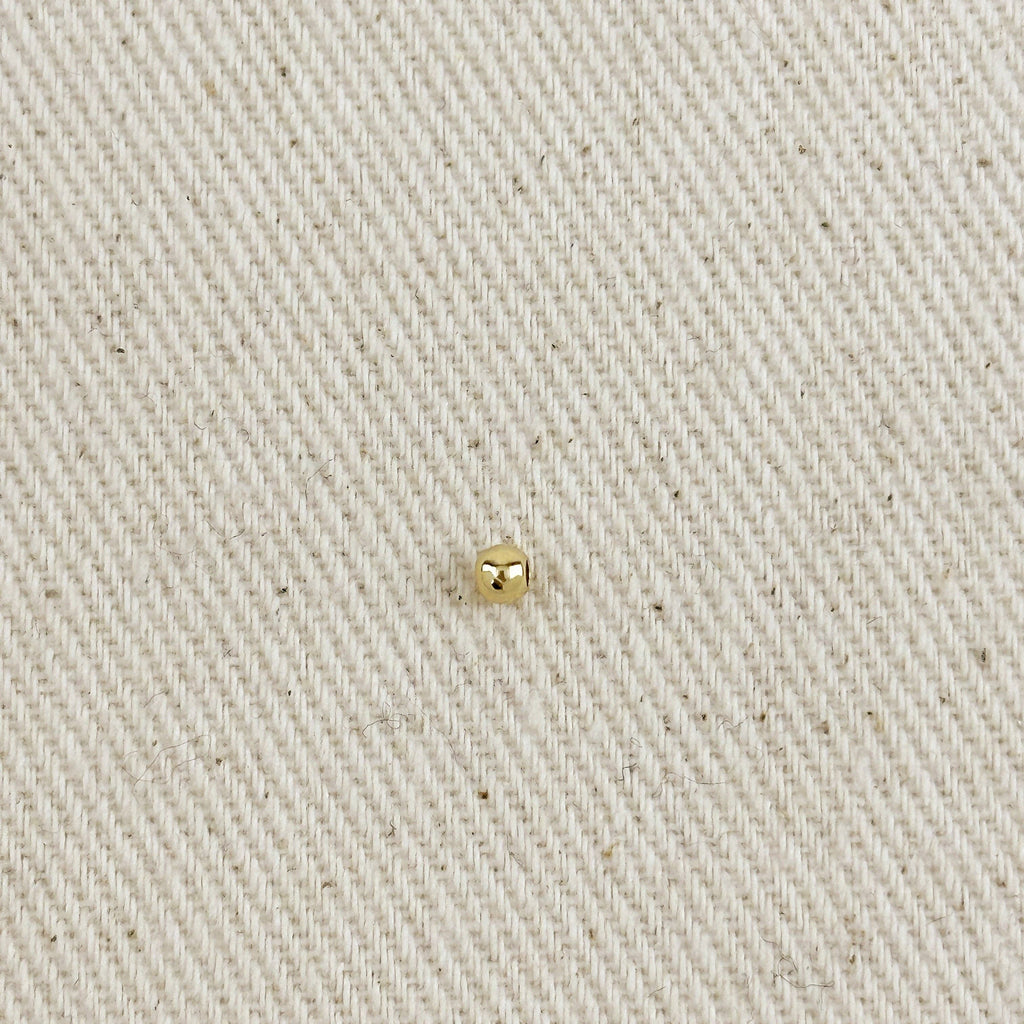 14k Gold Filled 3.0mm Seamless Bead For Jewelry Making.