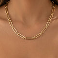 Chunky Paperclip Link Chain Necklace