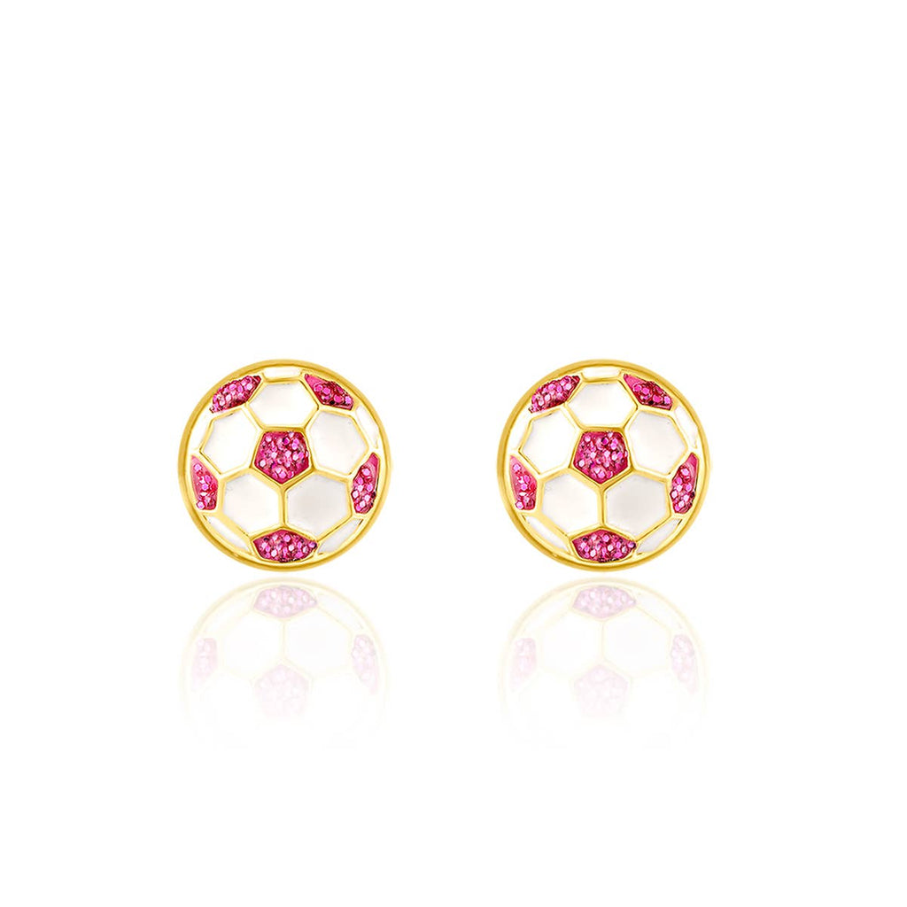 Soccer Ball | Cutie Stud Earrings for Kids