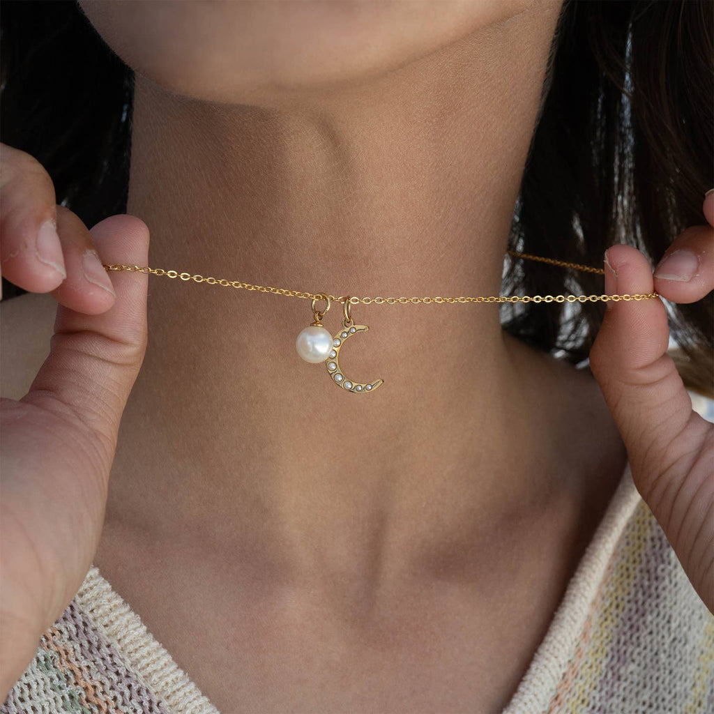 8mm Glass Pearl Charms