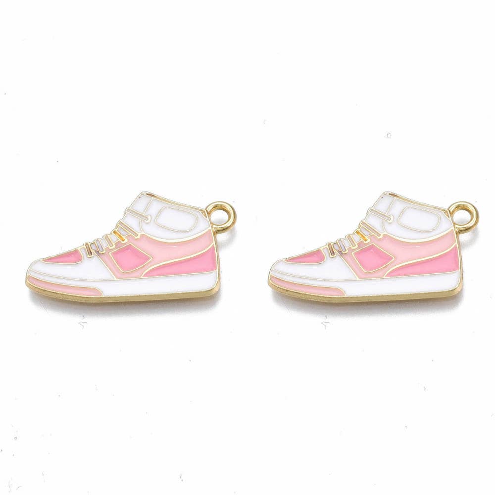 Gold Alloy Sneaker Charm