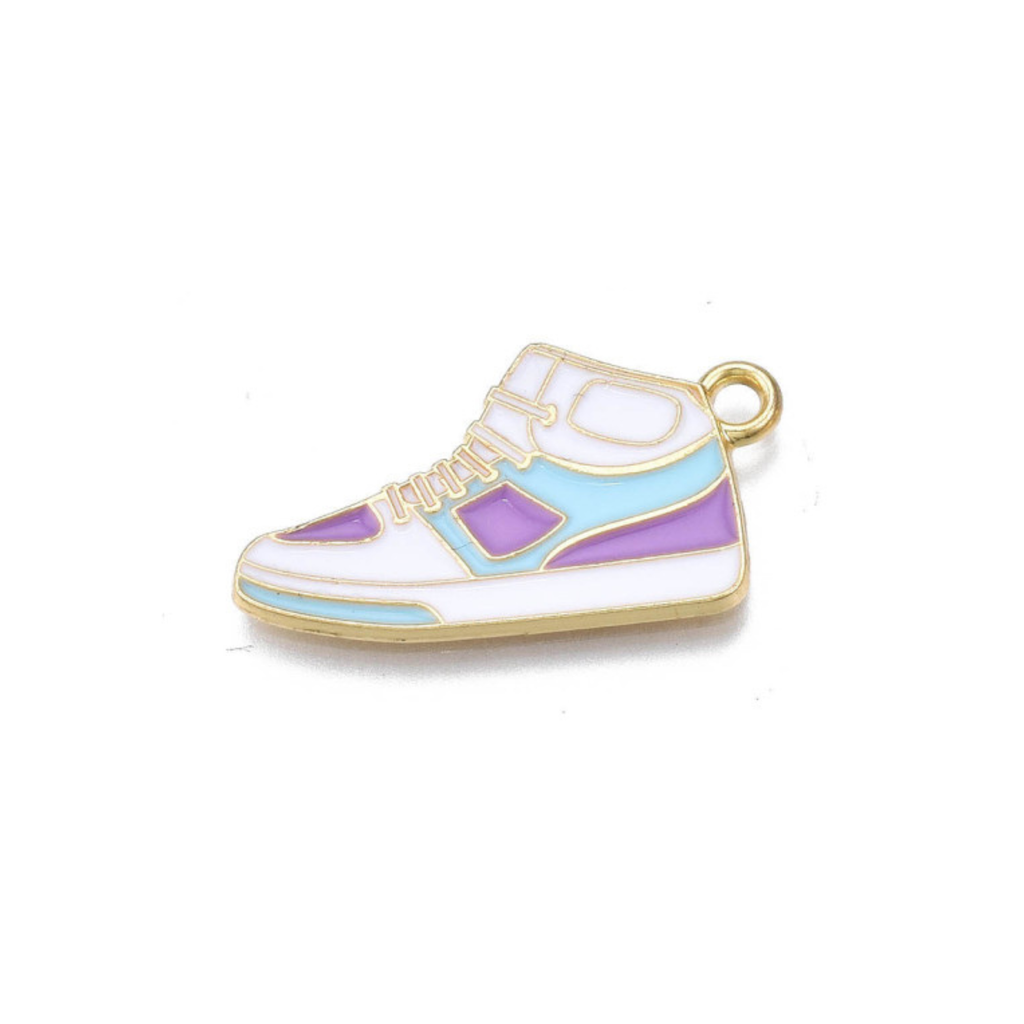 Gold Alloy Sneaker Charm