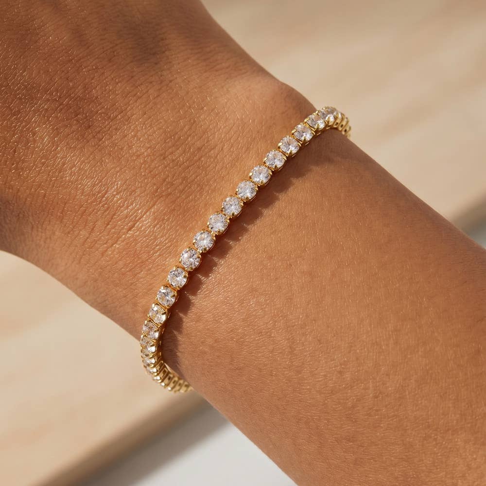 Classic Cz Tennis Bracelet