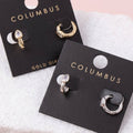 Gold Dipped Mini Huggie Hoop Earring Duo